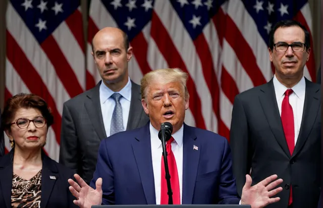 Tổng thống Trump: Kinh tế Mỹ đang “hồi phục mạnh mẽ” - Ảnh 1. Tổng thống Trump: Kinh tế Mỹ đang “hồi phục mạnh mẽ” - Ảnh 1.