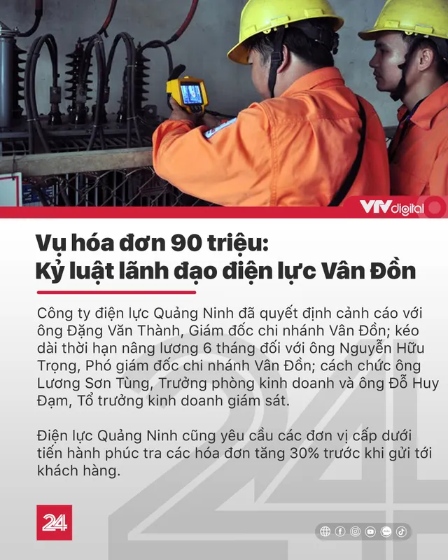 Tin nóng đầu ngày (1/7): Phát hiện hơn 2000 vụ ghi sai số công tơ điện - Ảnh 4.