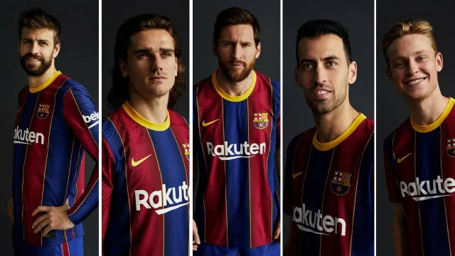 Barcelona ra mắt mẫu áo đấu mùa giải 2020/21 - Ảnh 1.