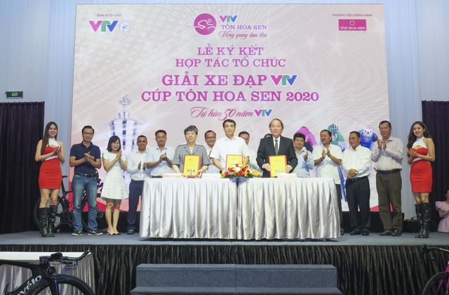 ẢNH: Toàn cảnh buổi lễ công bố Giải xe đạp VTV Cúp Tôn Hoa Sen 2020 - Tự hào 50 năm VTV - Ảnh 8.