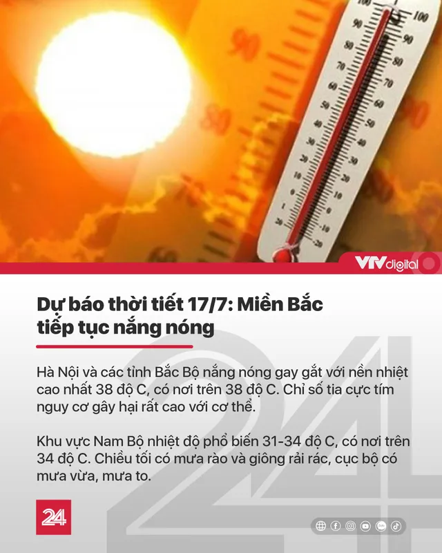 Tin nóng đầu ngày 17/7: Xem xét kỷ luật cán bộ vụ tiền điện tăng bất thường vì đấu nhầm công tơ - Ảnh 6.