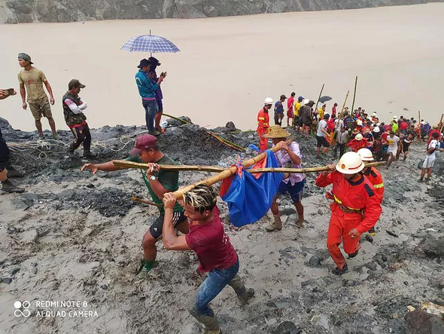 Sập mỏ ở Myanmar, 113 người chết, số thương vong còn tiếp tục tăng - Ảnh 2.