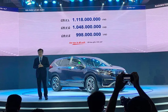 Honda CR-V 2020 chính thức ra mắt tại Việt Nam, giá từ 998 triệu đồng - Ảnh 1.