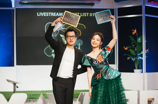 VTV Awards 2020 - The Hit List 02: Hậu trường Khánh Vy và Quỳnh Kool nhí nhảnh cùng MC Trần Ngọc - Ảnh 11.