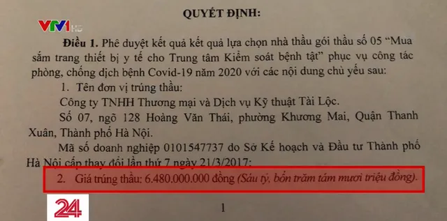 Mua sắm thiết bị y tế phòng dịch COVID-19 tại Thái Bình: Hầu hết các gói thầu đều có sai phạm - Ảnh 1.