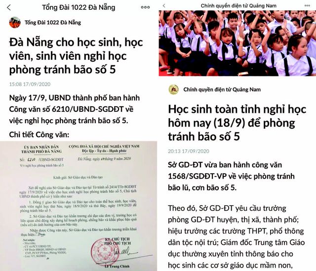 Thông tin kịp thời cho người dân các tỉnh khu vực tâm bão số 5 qua Zalo - Ảnh 2.