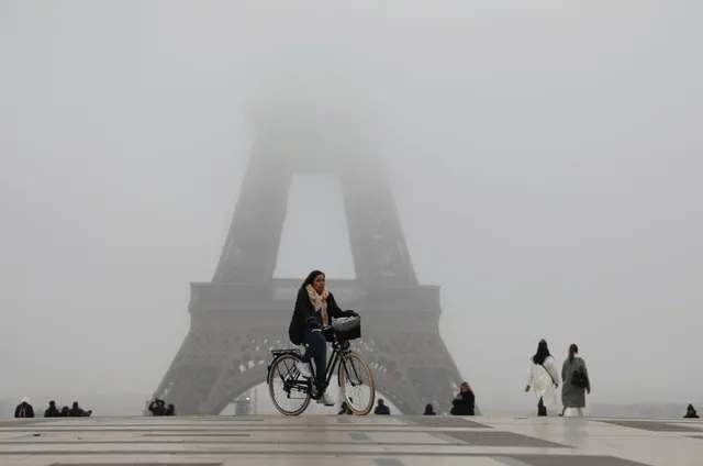 Ngày không xe ô tô 2020 tại Paris, Pháp - Ảnh 1.