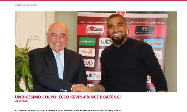 Kevin Prince Boateng tái ngộ các ông chủ cũ - Ảnh 1.