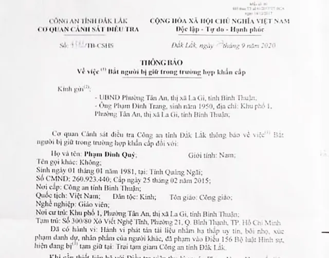 Bắt giữ khẩn cấp võ sư, giảng viên Trường ĐH Tôn Đức Thắng - Ảnh 1.