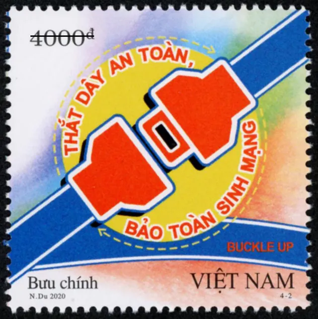 Phát hành bộ tem An toàn giao thông đường bộ - Ảnh 2.