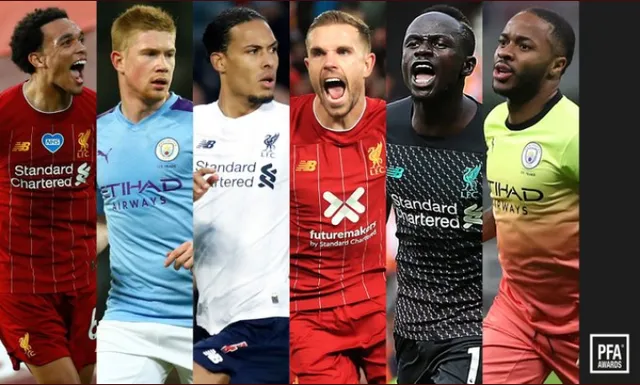 De Bruyne giành giải thưởng Cầu thủ xuất sắc nhất năm của PFA - Ảnh 1. De Bruyne giành giải thưởng Cầu thủ xuất sắc nhất năm của PFA - Ảnh 1.