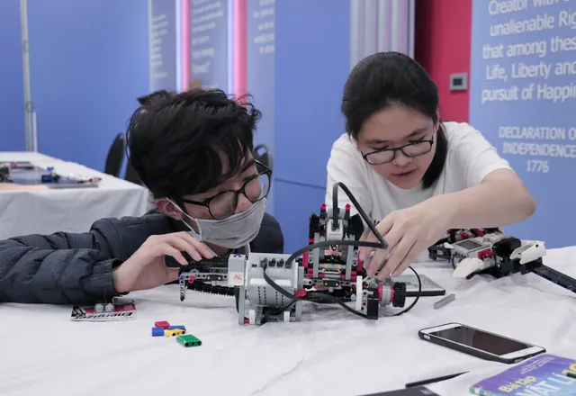 TechFair 2021 - Triển lãm khoa học hấp dẫn thu hút các bạn trẻ trên khắp địa bàn thành phố Hà Nội - Ảnh 3.