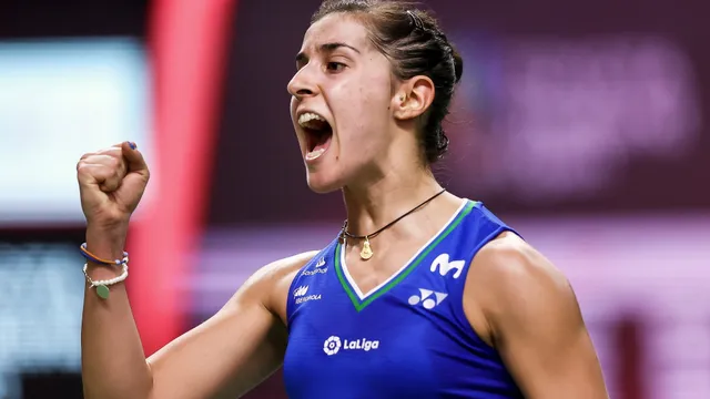 Bán kết giải cầu lông Thái Lan mở rộng: Carolina Marin vào chung kết đơn nữ - Ảnh 1.