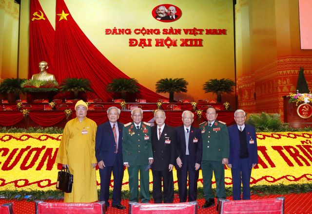 ẢNH: Khai mạc trọng thể Đại hội đại biểu toàn quốc lần thứ XIII Đảng Cộng sản Việt Nam - Ảnh 13.