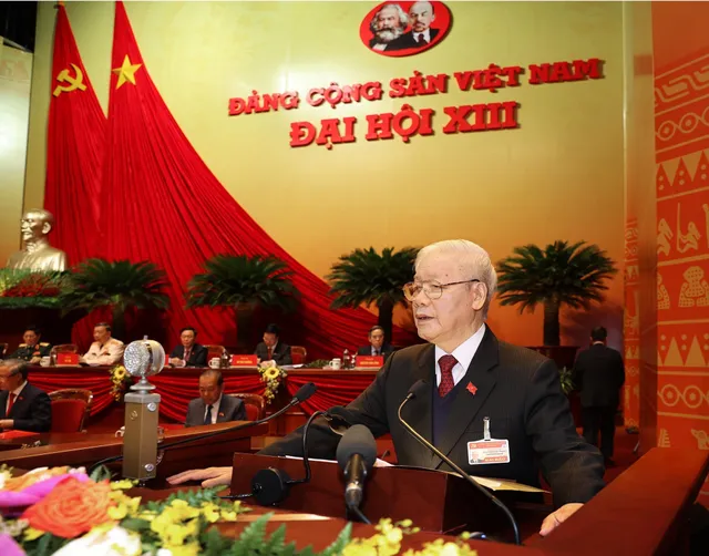 ẢNH: Khai mạc trọng thể Đại hội đại biểu toàn quốc lần thứ XIII Đảng Cộng sản Việt Nam - Ảnh 4.