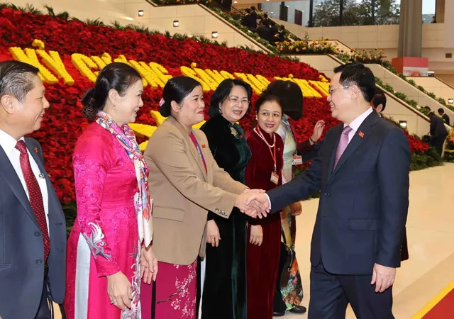 ẢNH: Khai mạc trọng thể Đại hội đại biểu toàn quốc lần thứ XIII Đảng Cộng sản Việt Nam - Ảnh 14.