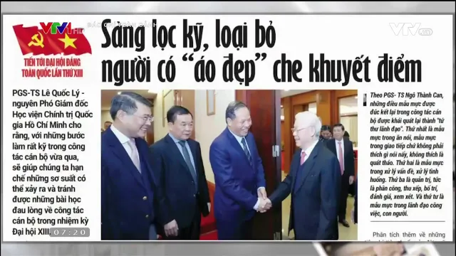 Hướng tới Đại hội Đảng XIII: Sàng lọc kỹ, loại bỏ người có “áo đẹp” che khuyết điểm - Ảnh 1.