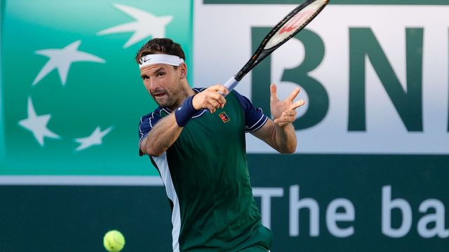 Vòng 3 đơn nam Indian Wells mở rộng 2021: Grigor Dimitrov dễ dàng đi tiếp - Ảnh 1.