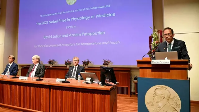 Giải Nobel Y học năm 2021 vinh danh hai nhà khoa học người Mỹ David Julius và Ardem Patapoutian - Ảnh 1.