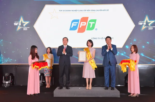 FPT, FSI, VNPT... được vinh danh top 10 doanh nghiệp CNTT Việt Nam năm 2021 - Ảnh 1.