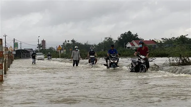 Mưa lớn tiếp tục gây ngập lụt, sạt lở tại Bình Định - Ảnh 5.