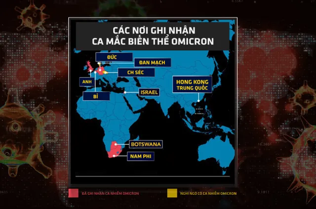 Thế giới cảnh giác trước biến chủng Omicron - Ảnh 7. Thế giới cảnh giác trước biến chủng Omicron - Ảnh 7.