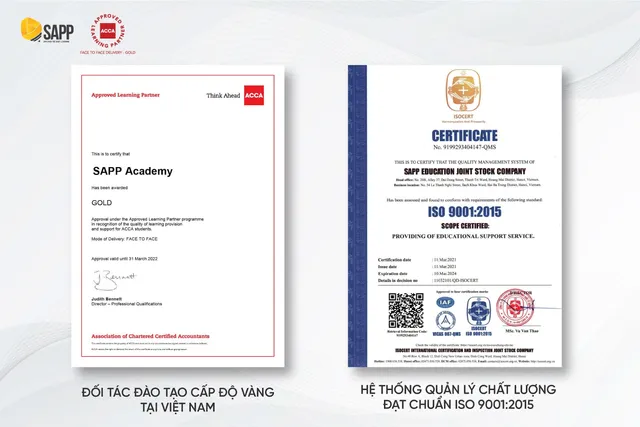 SAPP Academy - Trung tâm đào tạo ACCA hàng đầu tại Hà Nội và TP Hồ Chí Minh - Ảnh 1.