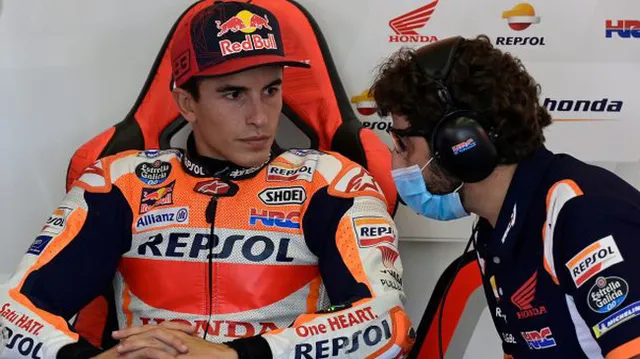 Marc Marquez sẽ vắng mặt cuối tuần này ở GP Algarve - Ảnh 1.