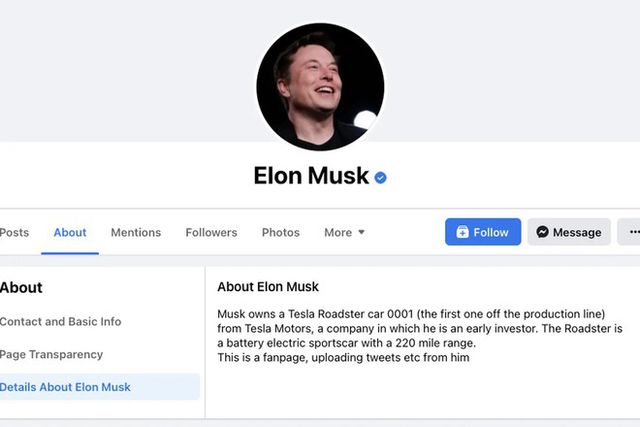 Facebook mắc lỗi ngớ ngẩn, cấp tích xanh cho tài khoản giả mạo Elon Musk - Ảnh 1.