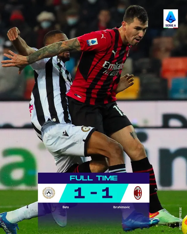 AC Milan chia điểm thất vọng trước Udinese - Ảnh 2.