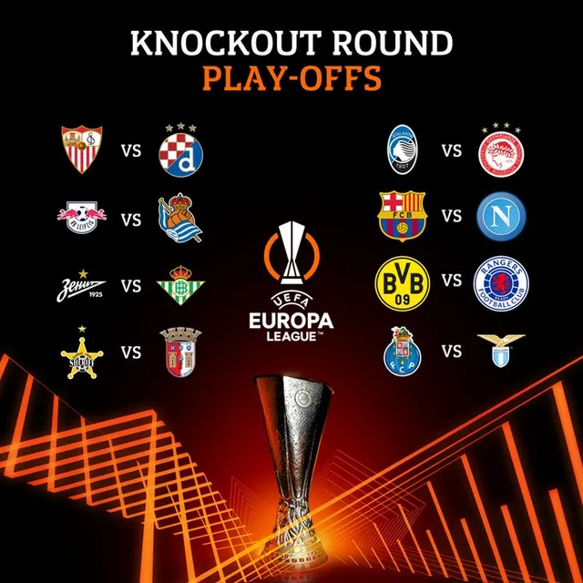 Bốc thăm play-off vòng 1/8 UEFA Europa League: Tâm điểm Barcelona - Napoli - Ảnh 1.