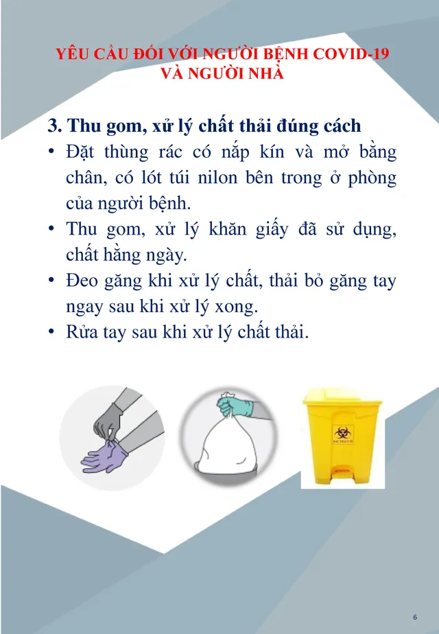 Infographic: Các quy định chung khi chăm sóc F0 tại nhà - Ảnh 5.