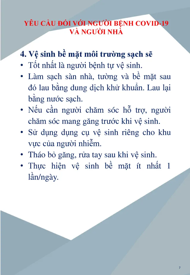 Infographic: Các quy định chung khi chăm sóc F0 tại nhà - Ảnh 6.