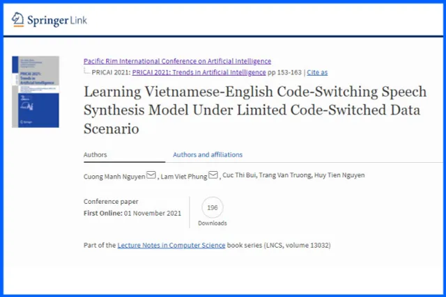 Nghiên cứu về xử lý giọng nói của nhóm kỹ sư trẻ Việt Nam được công nhận cấp quốc tế - Ảnh 2.