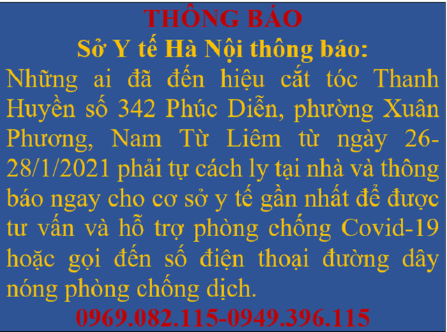 Sáng 1/2, có 2 ca mắc mới COVID-19 trong cộng đồng đều tại Hà Nội - Ảnh 2.