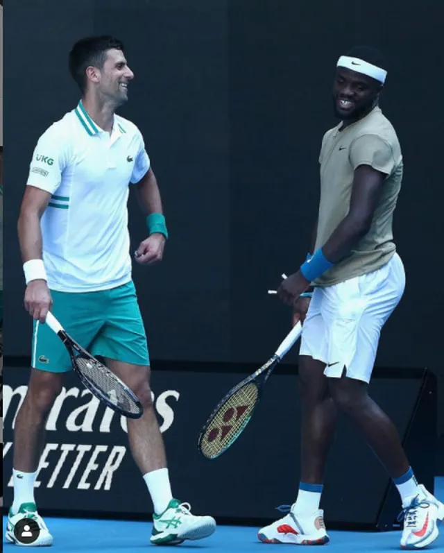 Novak Djokovic 3-1 Frances Tiafoe: Chiến thắng vất vả cho Nole (Vòng 2 Australia mở rộng 2021) - Ảnh 2.