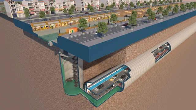 Đề xuất miễn phí lập quy hoạch hầm ngầm chống ngập kết hợp với cao tốc ngầm dọc sông Tô Lịch - Ảnh 2. Đề xuất miễn phí lập quy hoạch hầm ngầm chống ngập kết hợp với cao tốc ngầm dọc sông Tô Lịch - Ảnh 2.