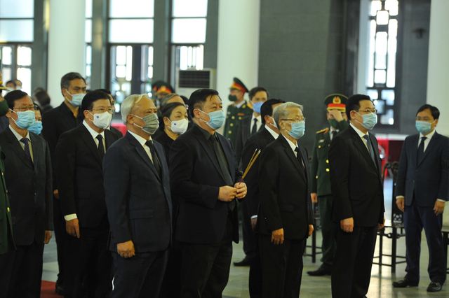 Tổ chức trọng thể Lễ viếng nguyên Phó Thủ tướng Chính phủ Trương Vĩnh Trọng - Ảnh 2.