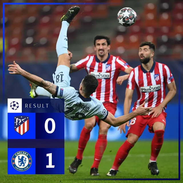 Kết quả vòng 1/8 Champions League hôm nay: Atletico Madrid 0-1 Chelsea, Lazio 1-4 Bayern Munich - Ảnh 1.