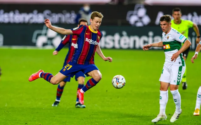 Barcelona 3-0 Elche: Messi vươn lên dẫn đầu cuộc đua Vua phá lưới - Ảnh 1.