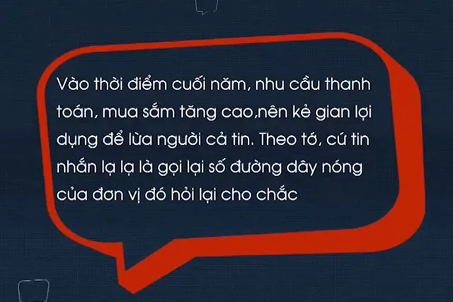 Điểm mạng: Nhiều chiêu trò giả mạo tin nhắn ngân hàng để lừa đảo dịp cận Tết - Ảnh 2.