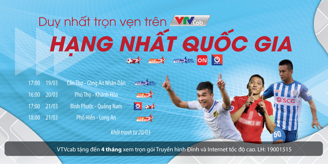 V. League, Giải hạng nhất Quốc gia và trận cầu đỉnh cao không thể bỏ lỡ trên VTVcab - Ảnh 2.