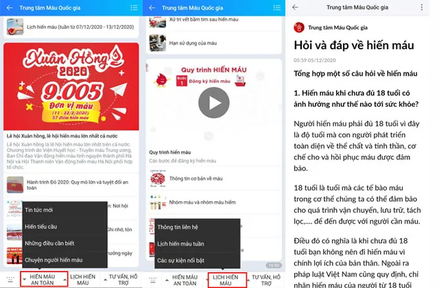 Ứng dụng Zalo chatbot trong công tác hiến máu và chăm sóc người hiến máu - Ảnh 2.