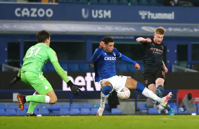 Everton 0-2 Man City: Gundogan và De Bruyne lập công, Man City vào bán kết cúp FA - Ảnh 2.