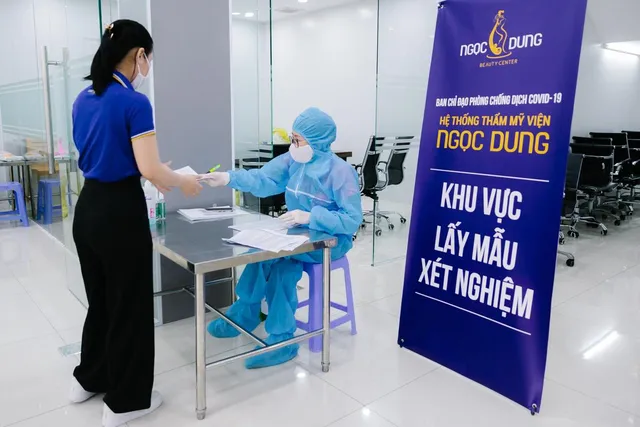 100% nhân viên hệ thống TMV Ngọc Dung âm tính với SARS-CoV-2 trước ngày mở cửa - Ảnh 1. 100% nhân viên hệ thống TMV Ngọc Dung âm tính với SARS-CoV-2 trước ngày mở cửa - Ảnh 1.