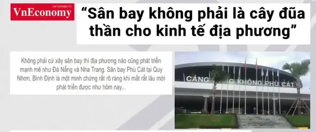 Sân bay không phải là cây đũa thần cho kinh tế địa phương - Ảnh 1.