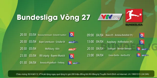 Chung kết sớm Bundesliga trực tiếp trên ON Sports/VTVcab - Ảnh 2.