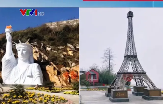 Choáng với chiêu câu khách bằng tháp Eiffel, tượng Nữ thần tự do phiên bản lỗi - Ảnh 1.