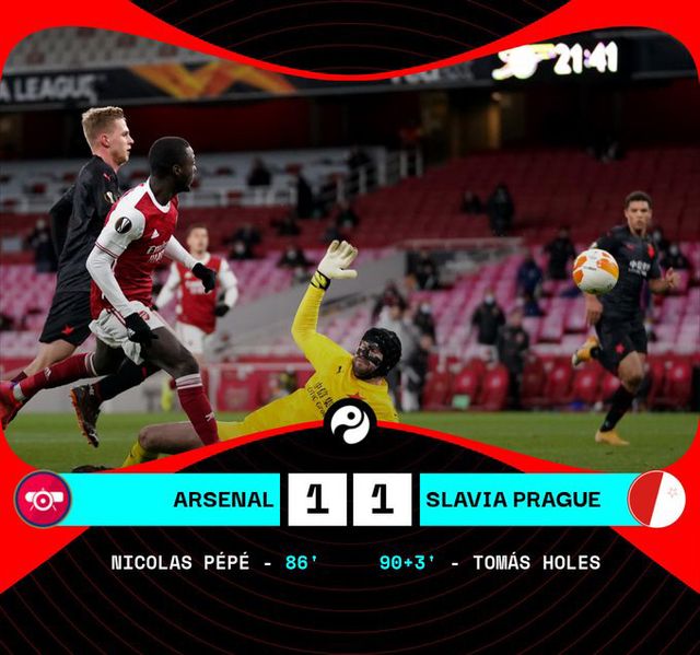 Kết quả tứ kết lượt đi Europa League: Granada 0-2 Man Utd, Arsenal 1-1 Slavia - Ảnh 3.