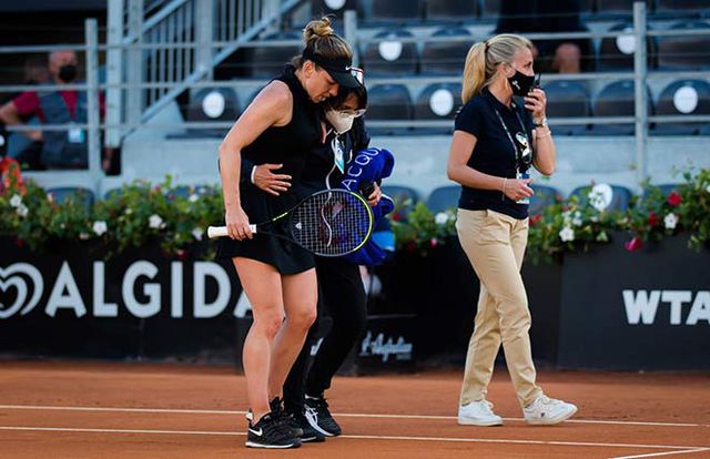 Simona Halep dừng bước tại vòng 2 giải quần vợt Italia mở rộng 2021 - Ảnh 1.